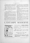Couverture de L'Estanpe Moderne