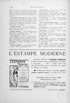 Couverture de L'Estanpe Moderne