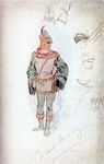 Étude de costume pour un noble florentin