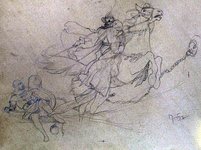Étude pour l'opéra Libuše