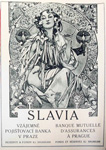 Publicité pour la banque mutuelle d'assurances Slavia